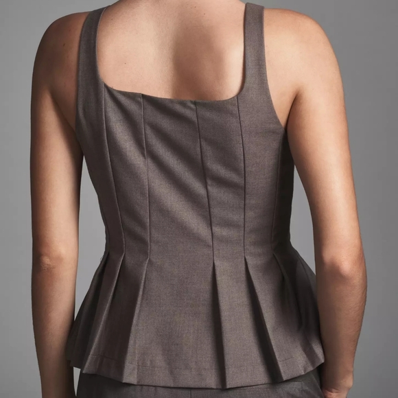 Anthropologie En Saison Mirabell Peplum Top - Picture 2 of 3